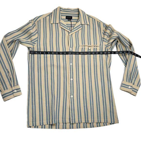 Club Monaco Long-Sleeve Button-Down Shirt. New w Tags !!! Striped Small Men’s - Picture 10 of 13